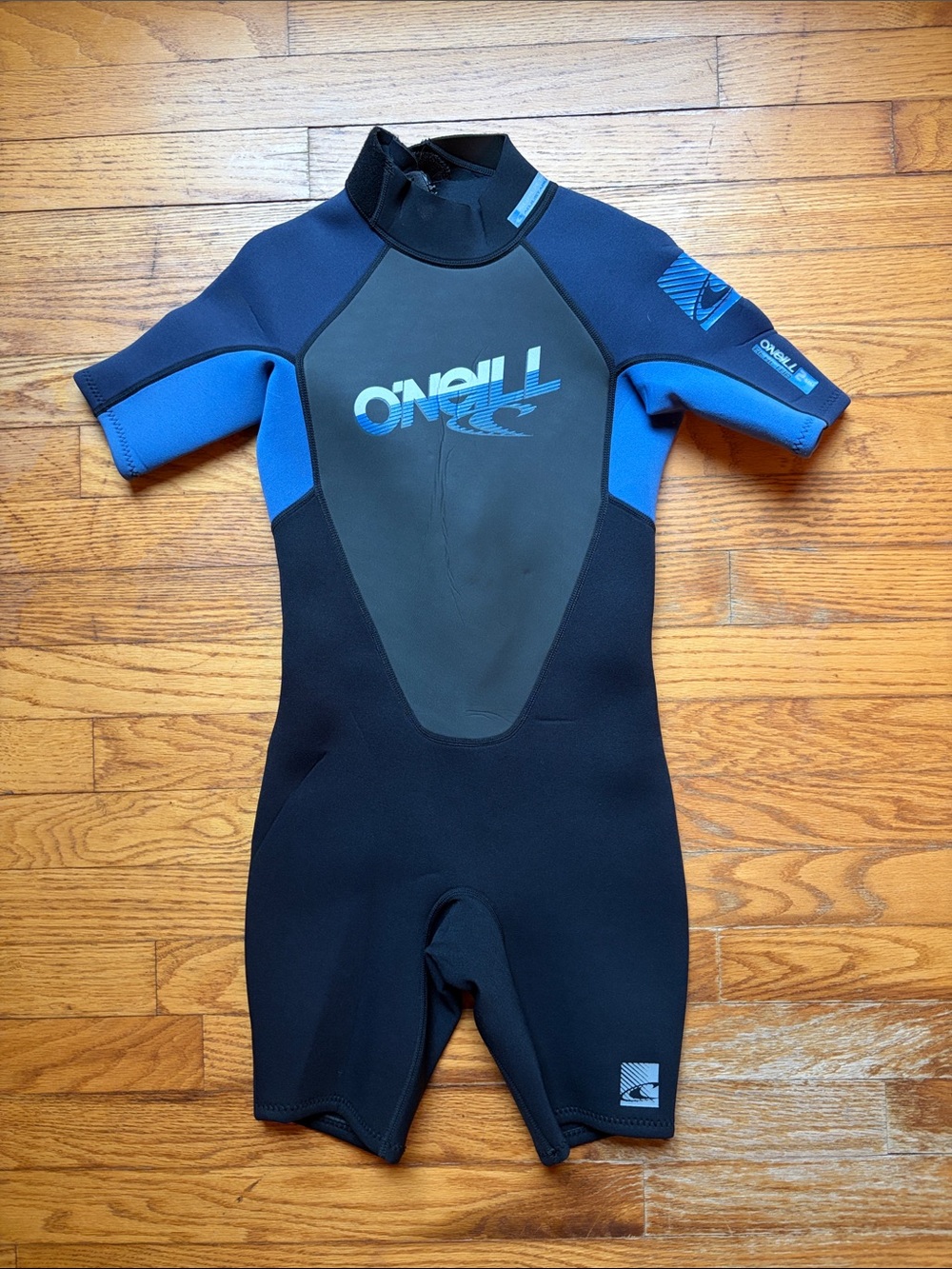 O'Neill Kids 2mm Black and Blue Shorty Wetsuit